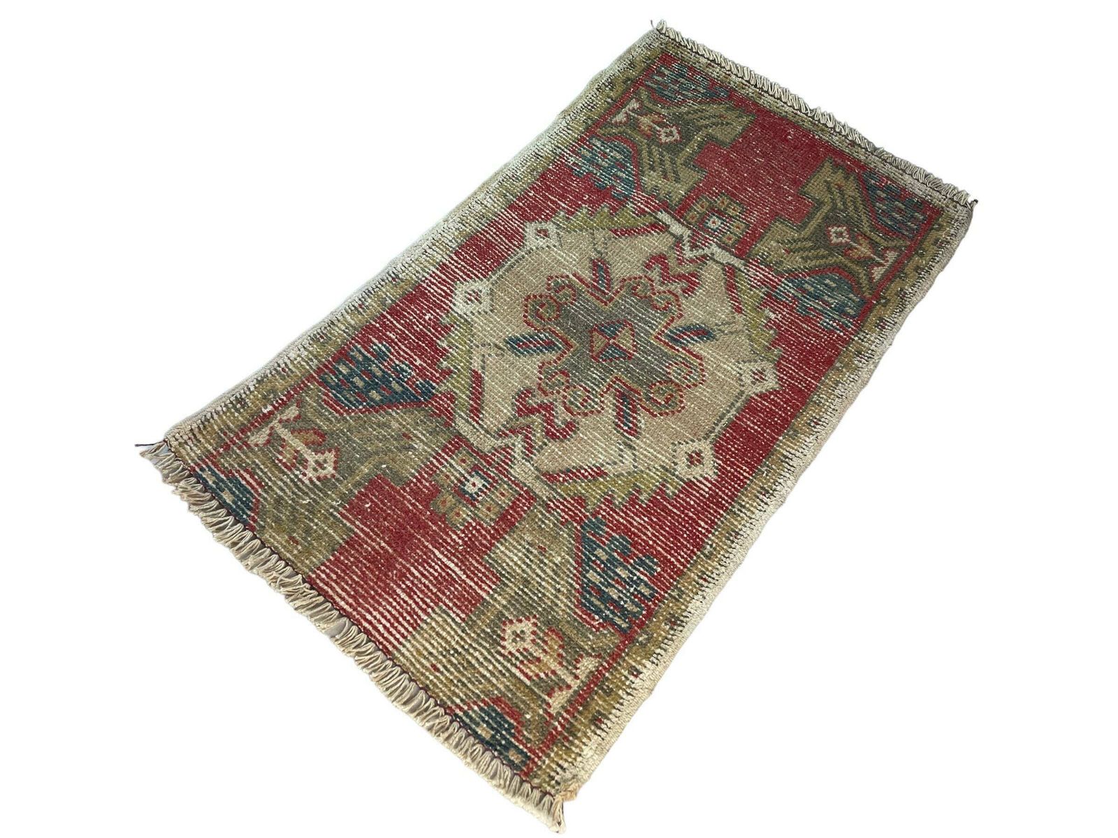 Traditional Turkish Anatolian Rug , Vintage Anatolian Turkish Rug 93x52 Cm photo furniture