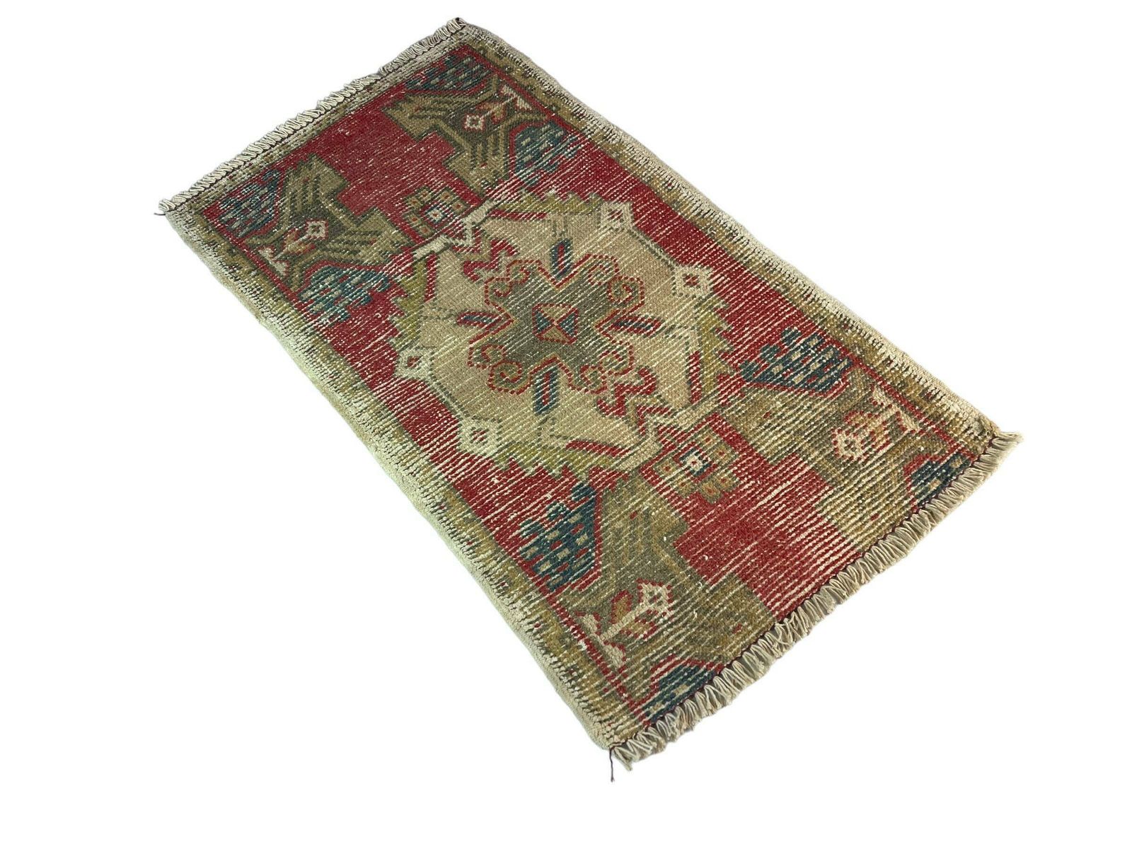 Traditional Turkish Anatolian Rug , Vintage Anatolian Turkish Rug 93x52 Cm photo 172.0
