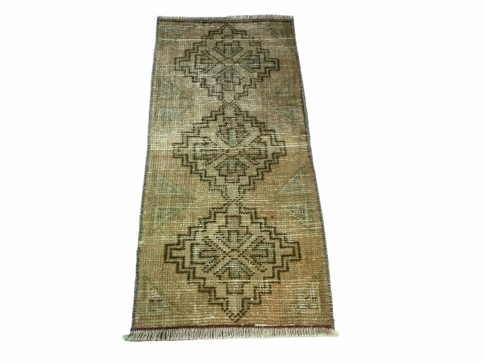 Traditional Turkish Anatolian Rug , Vintage Anatolian Turkish Rug 82 X 40 Cm photo 172.0
