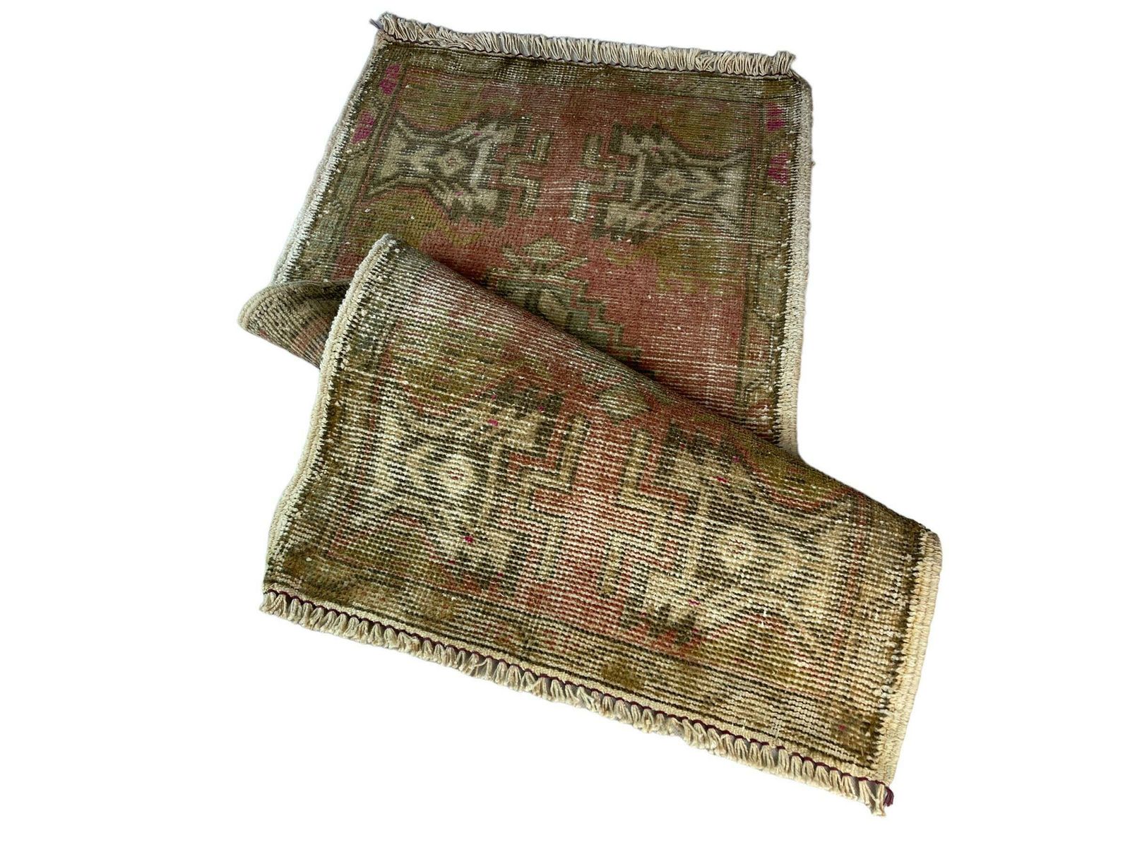 Traditional Turkish Anatolian Rug , Vintage Anatolian Turkish Rug 101 X 51 Cm photo vinterior