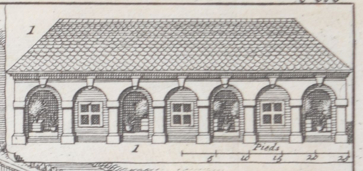 Pieter Van Der Aa (1659 1733), After David Loggan (1634–1692) The University Of Oxford Botanic Garden (1727) photo 280.0