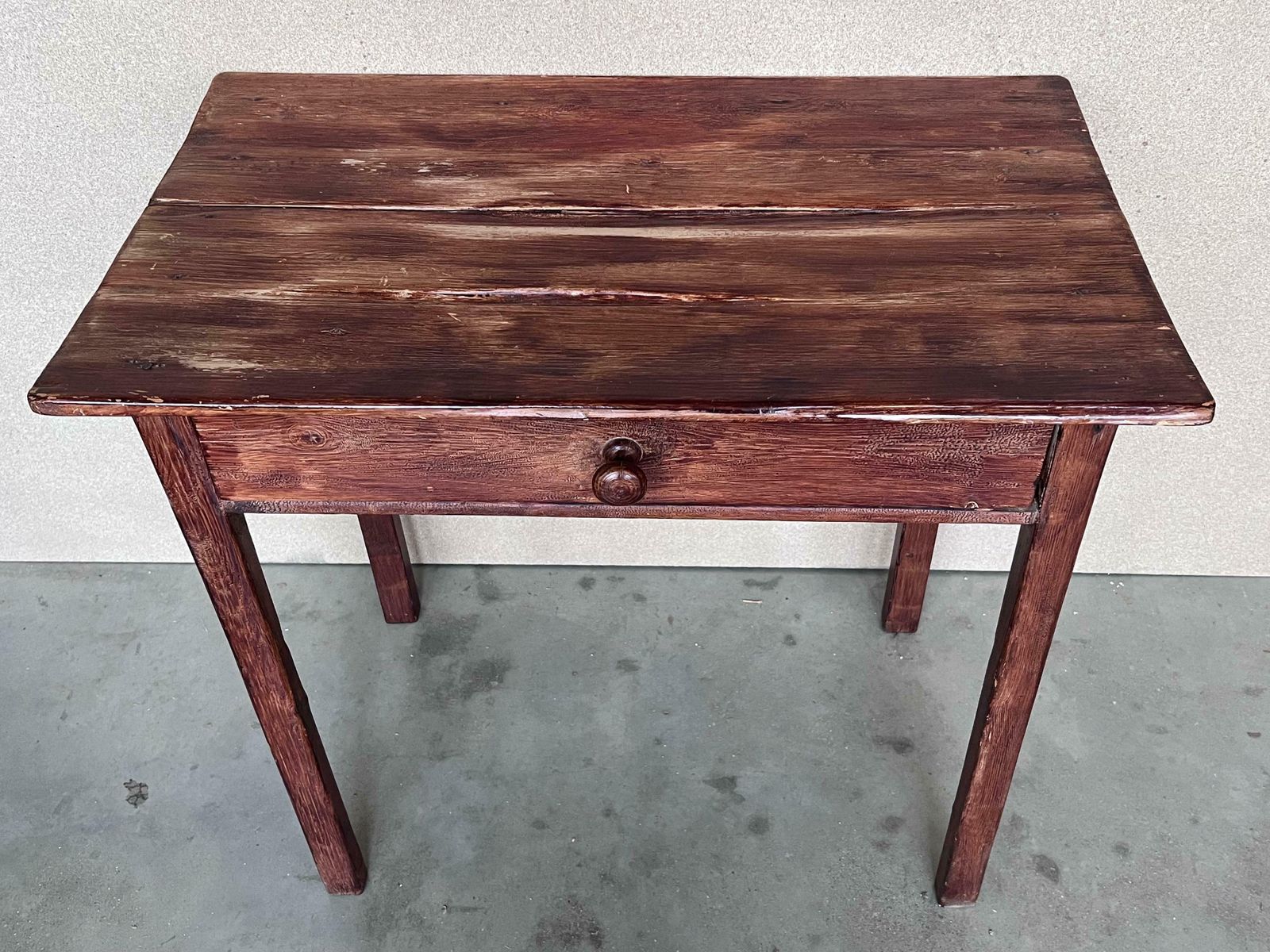 Table d'appoint Mobila de style campagne espagnole avec tiroir photo Mobilier