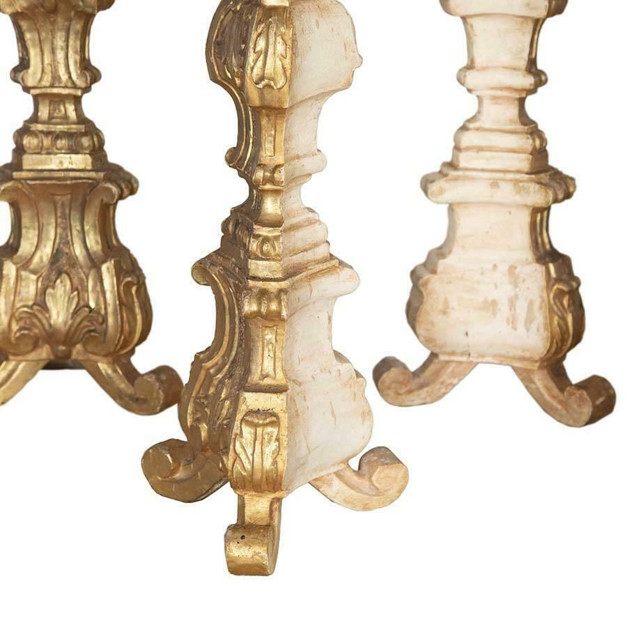 Collection Of Six 19th Century Italian Candlesticks photo furniture