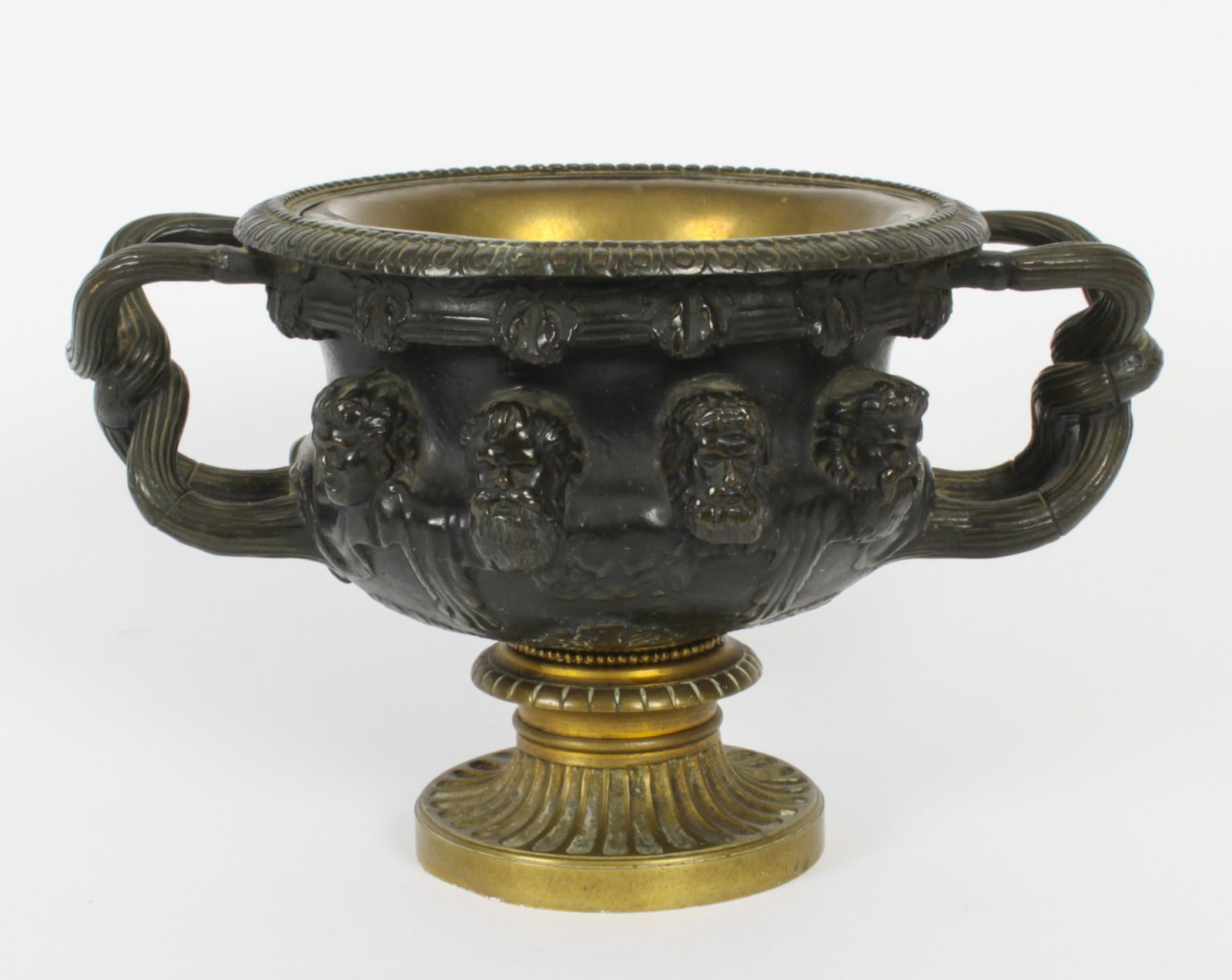 Antique French Grand Tour Bronze & Ormolu Urn 19th Century photo buy