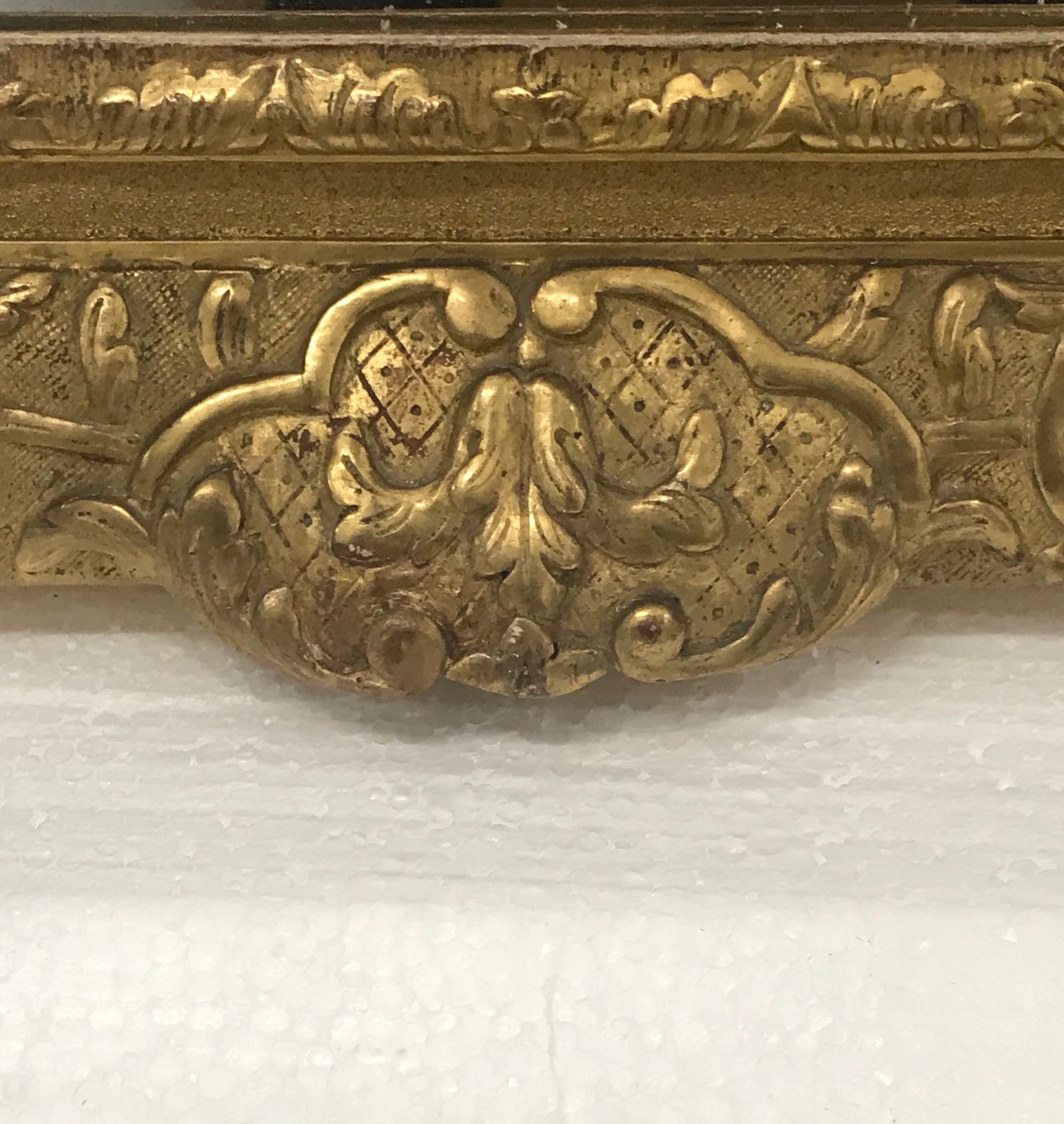 French Wood And Stucco Mirror Style Louis XIV, 18th Century photo vintage