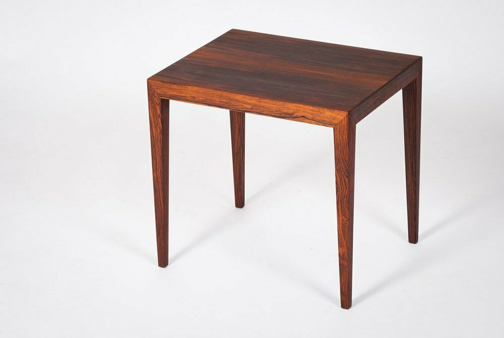 Danish Side Table In Rosewood By Severin Hansen For Haslev Møbelsnedkeri, 1950s photo furniture