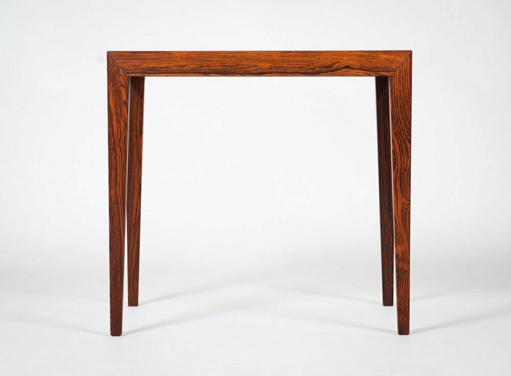 Danish Side Table In Rosewood By Severin Hansen For Haslev Møbelsnedkeri, 1950s photo 706.0