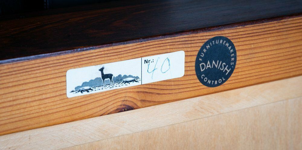 photo for sale Sewing Table In Rosewood By Severin Hansen For Haslev Furniture Carpentry, 1950s
