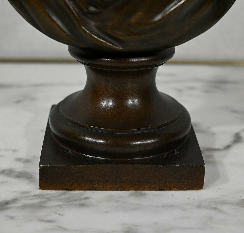 Bronze “The Virgin Mary”, J. Bulio – 19th Century photo vintage