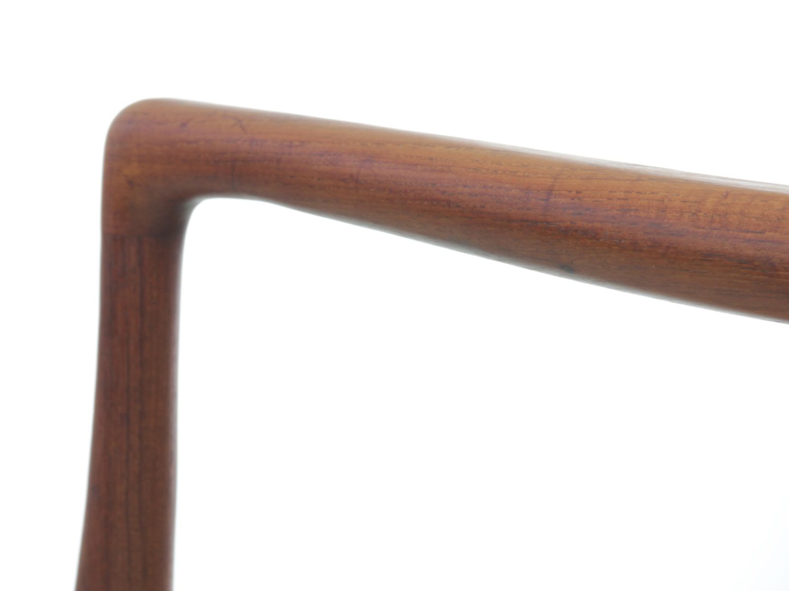 Mid Century  Modern Scandinavian Set Of 4 Teak Armchairs Model 66 By Niels O. Møller photo vintage