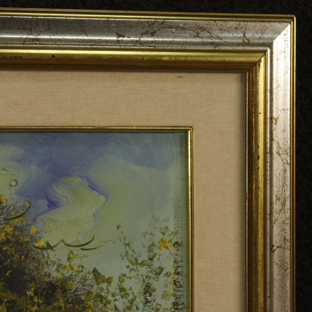 photo furniture Italian Lake View Painting Oil On Canvas