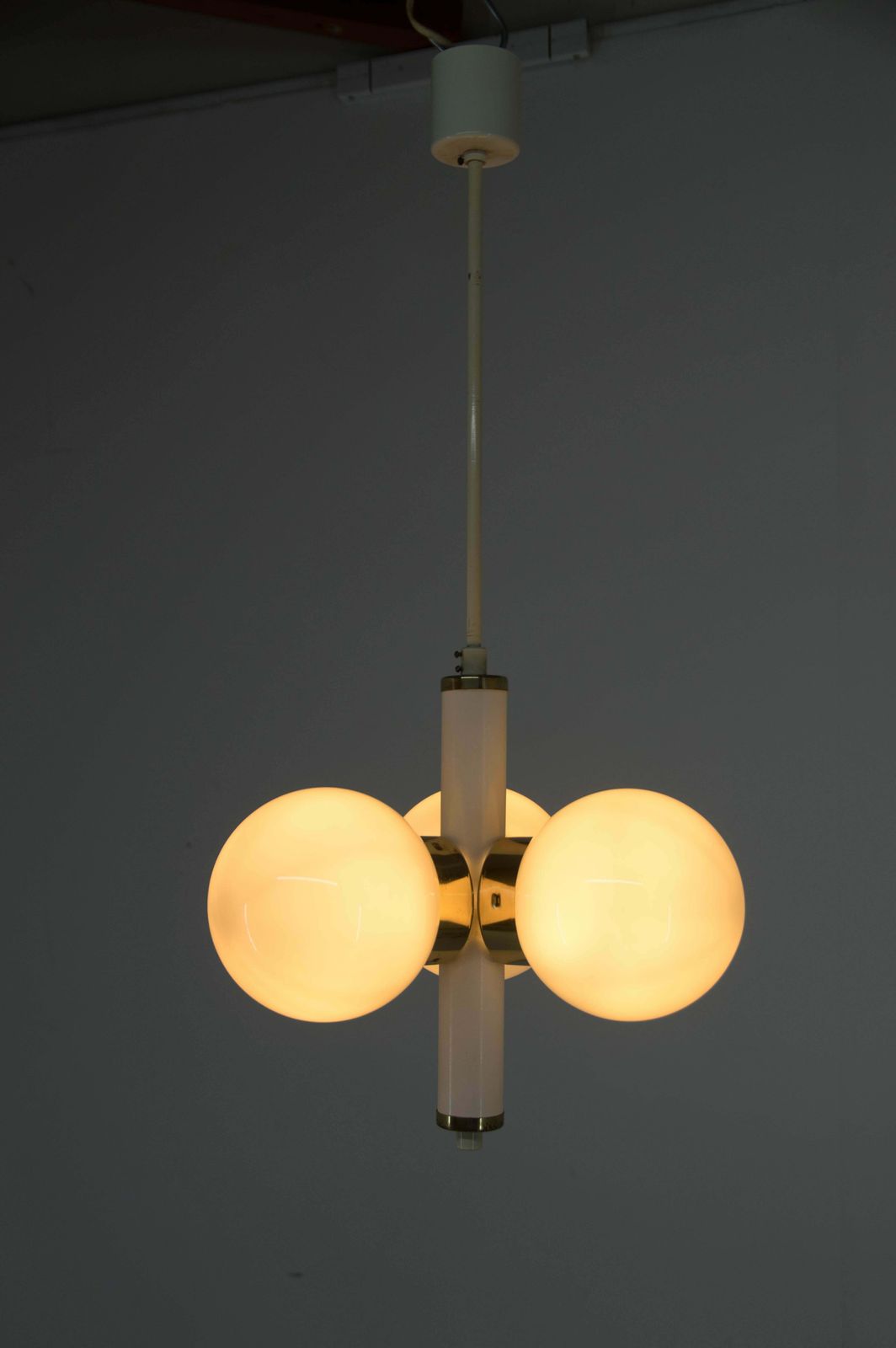 Space Age Chandelier Sputnik By Elektroinstala Decín, 1960s photo Lighting