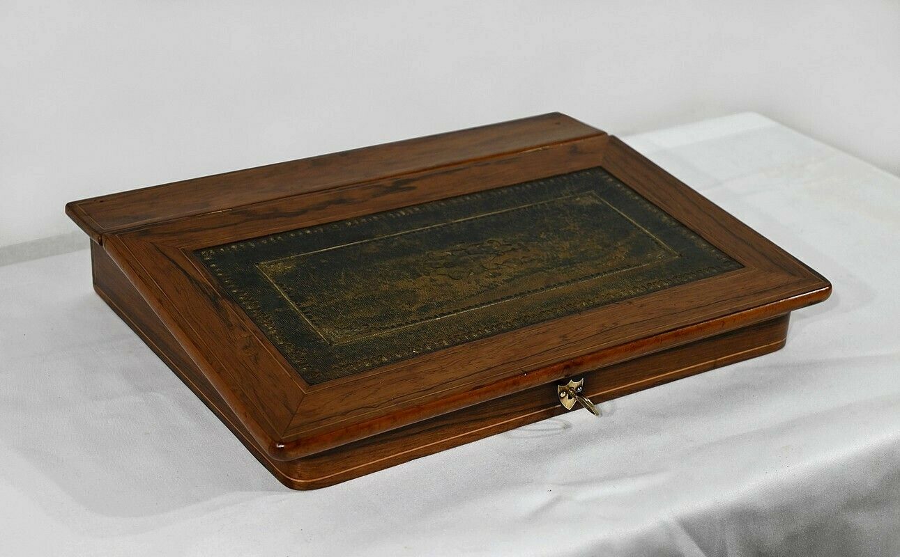 Rosewood Travel Writing Case   2nd Half Of The 19th Century photo furniture