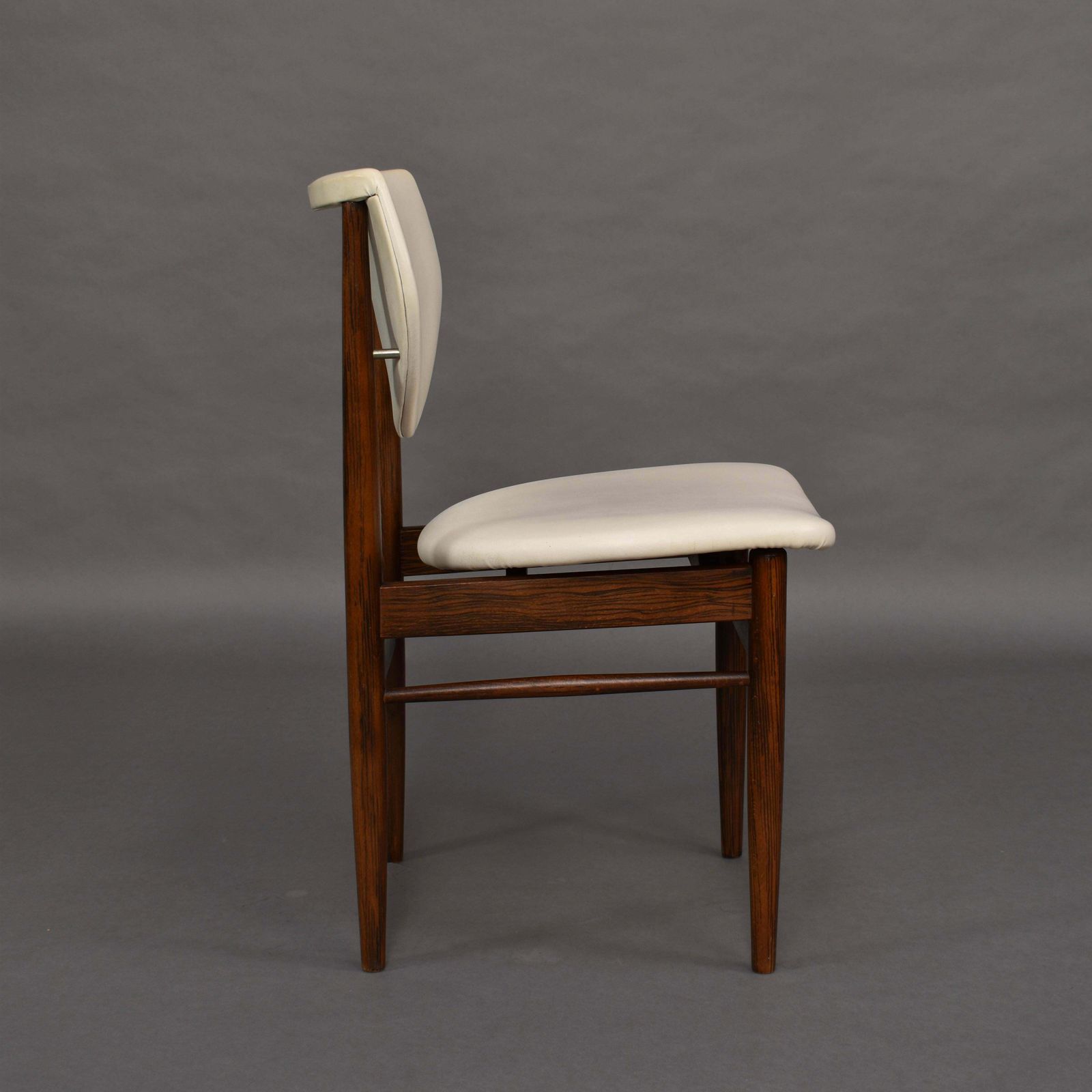 Set Of Four Wenge Dining Room Chairs, Circa 1960 photo 1341.6