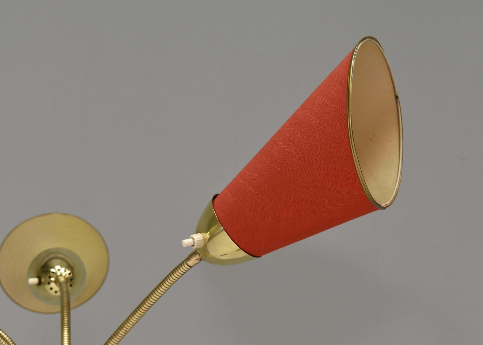 photo buy Sophisticated And Elegant Brass Triennale Floor Lamp Italy, Circa 1950