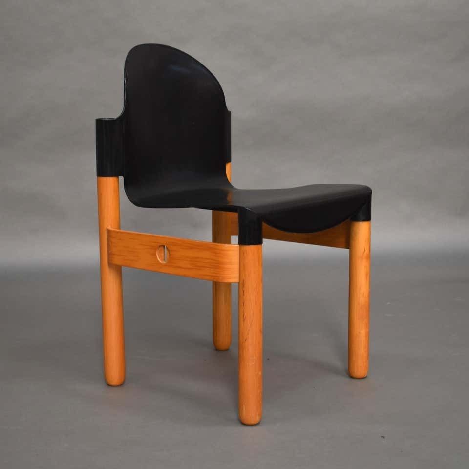 Thonet Chair In Birch And Plastic By Gerd Lange, West Germany, 1973 photo furniture