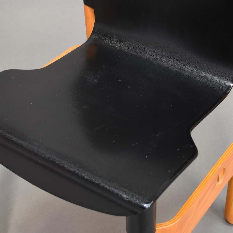 photo for sale Thonet Chair In Birch And Plastic By Gerd Lange, West Germany, 1973