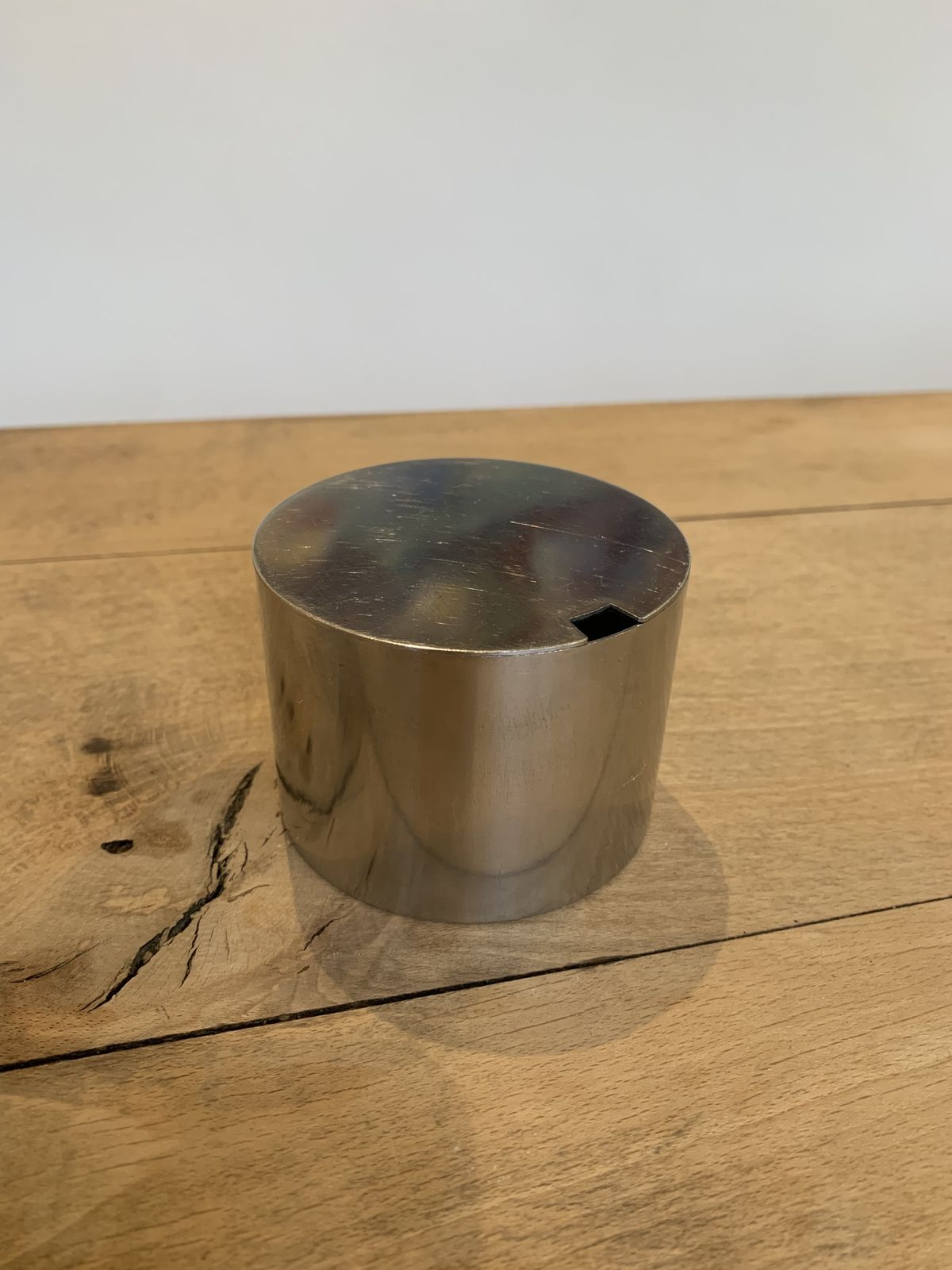 4 Piece Cylinda Line Stainless Steel Tea Set Designed By Arne Jacobsen For Stelton Of Denmark photo vintage