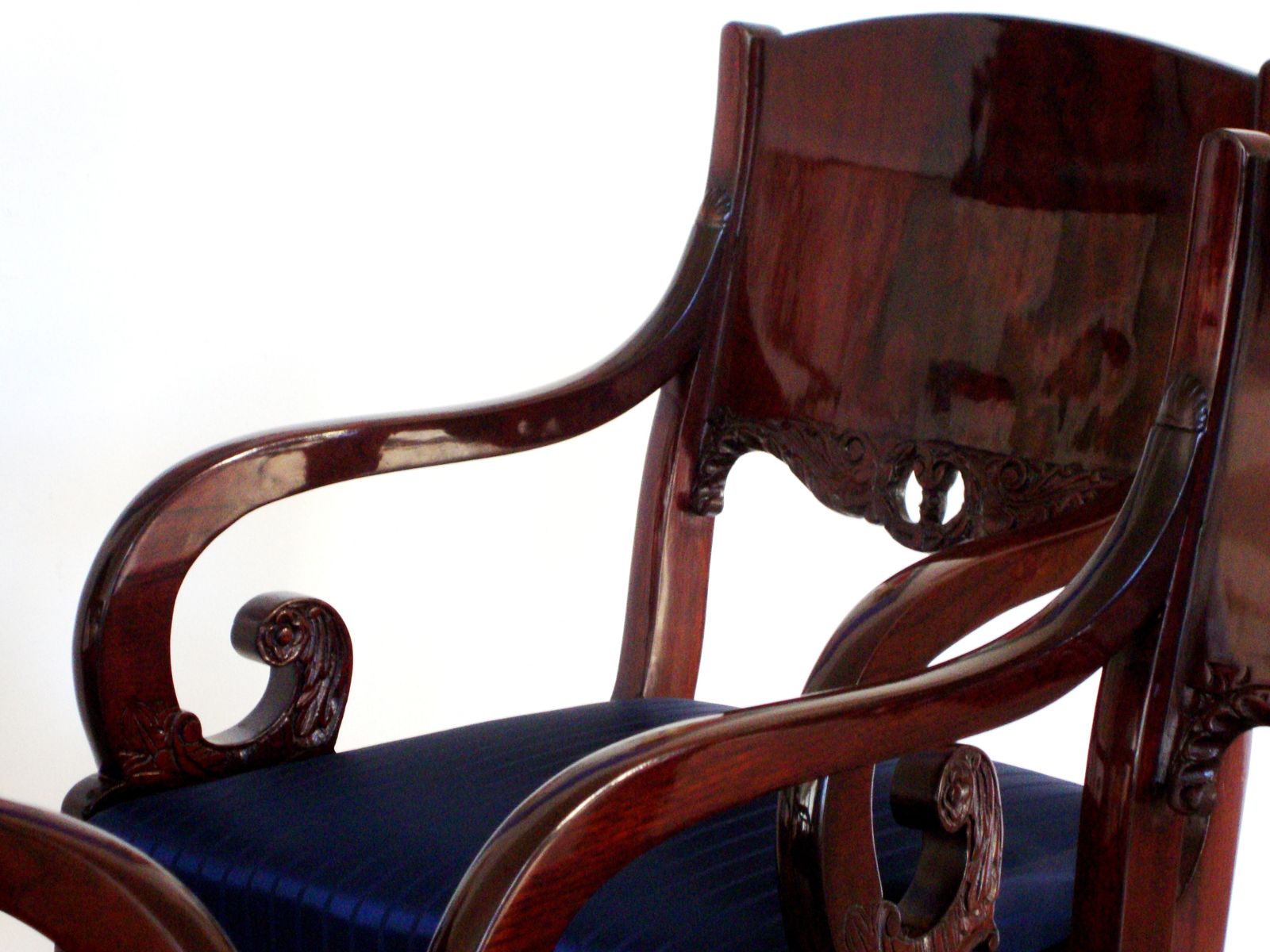 Mahogany Chair Set  Beginning 19th Century, Mahogany, 85x54x50 Cm photo Furniture