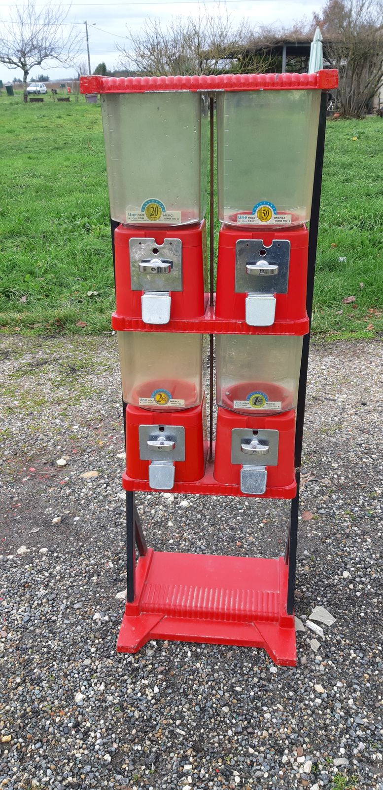 Candy Dispenser Brabo, 1950s, Galvanized Metal