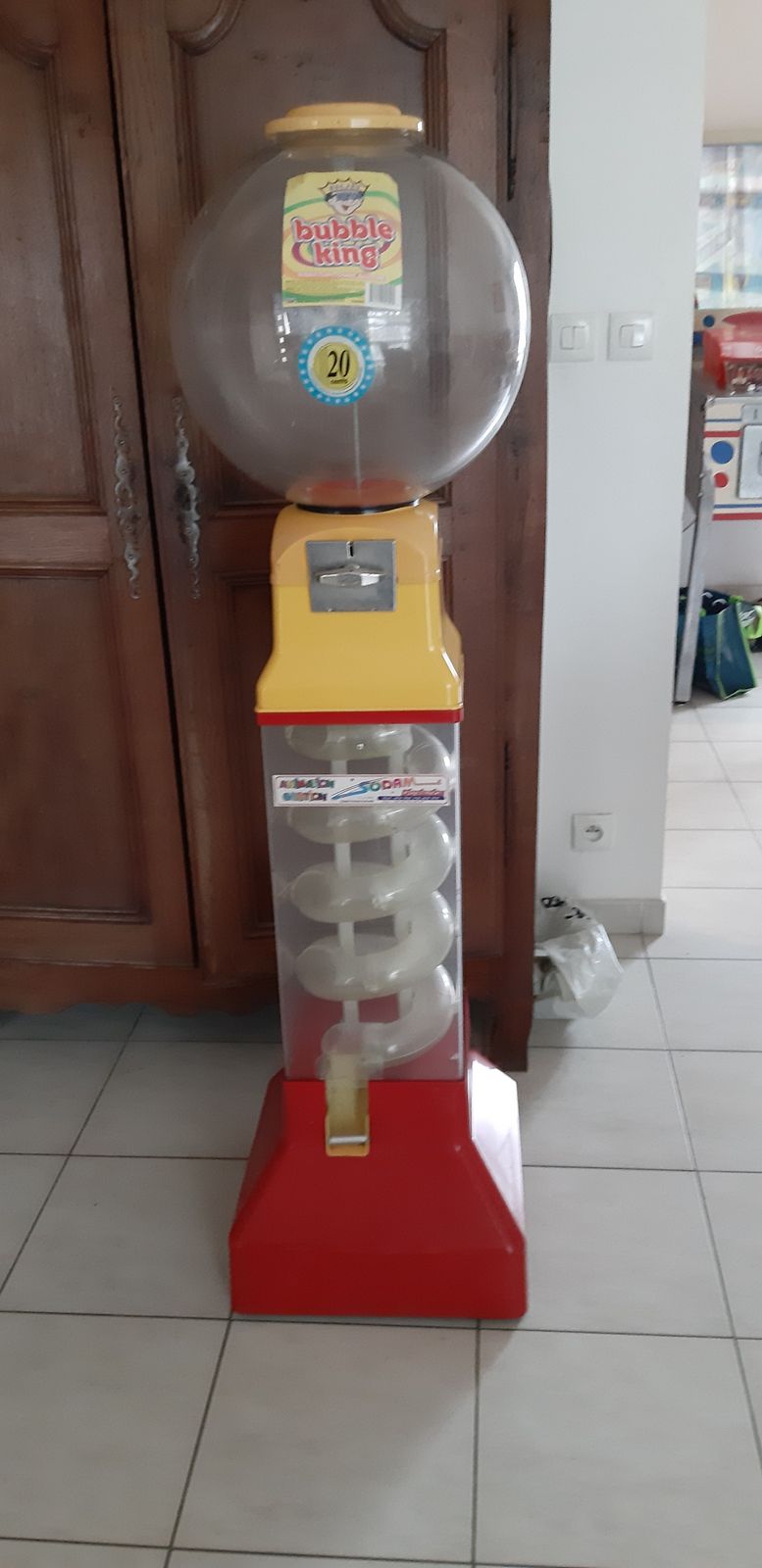 Fairground Bubble Gum Candy Dispenser photo furniture