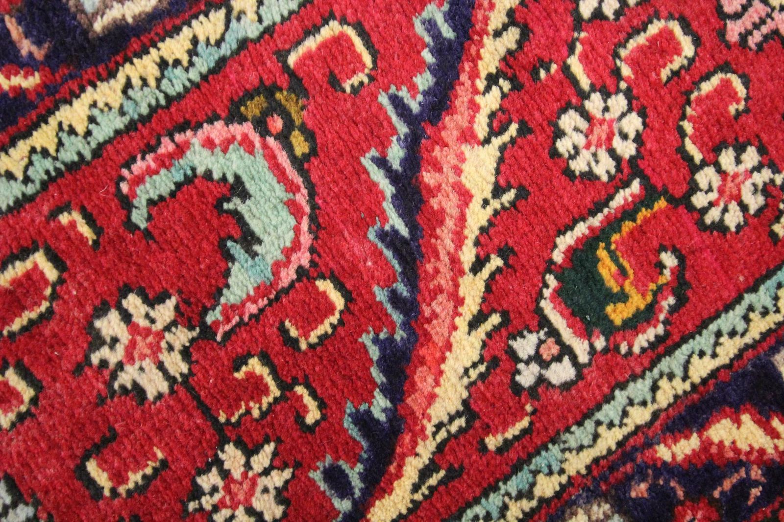 Traditional Carpet Handwoven Wool Rug Large Floral Red Living Room Rug photo buy