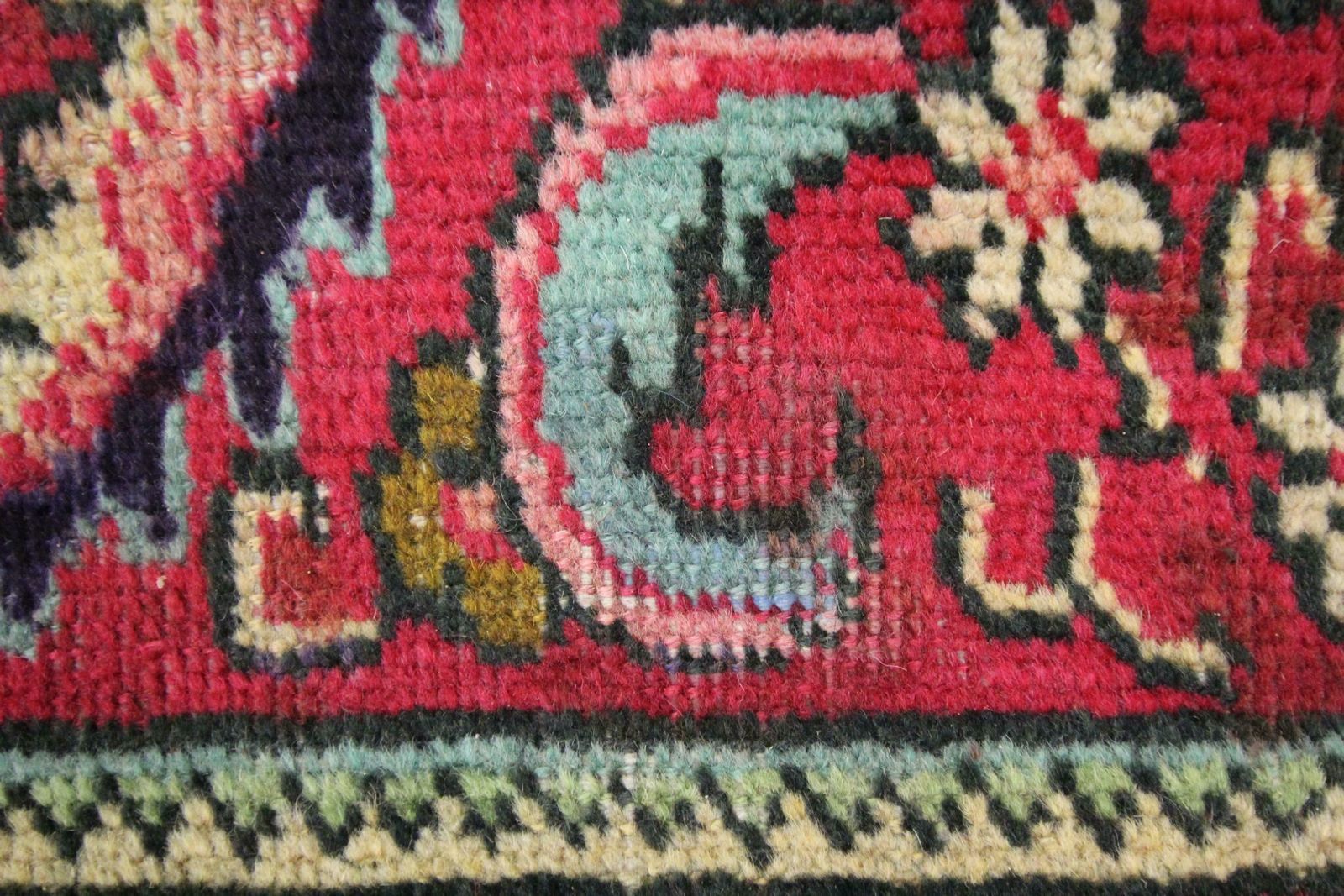 3200.0 Traditional Carpet Handwoven Wool Rug Large Floral Red Living Room Rug photo