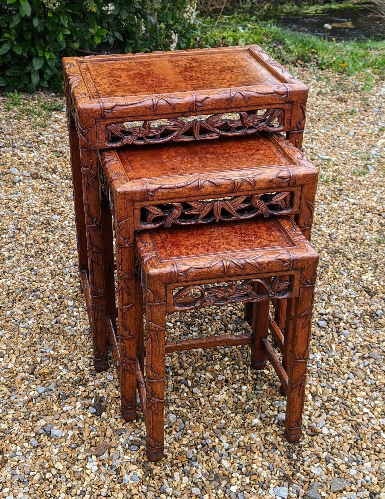 Chinese Huanghuali Nest Of Tables photo furniture