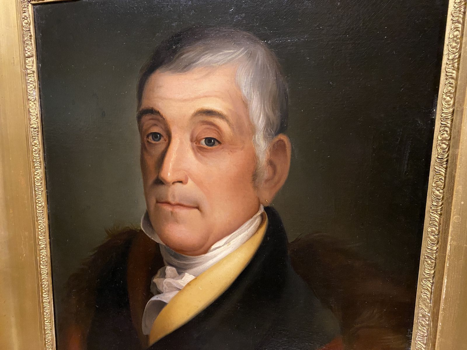 Oil Painting   19th Century Portrait Of A Masonic Gentleman photo furniture