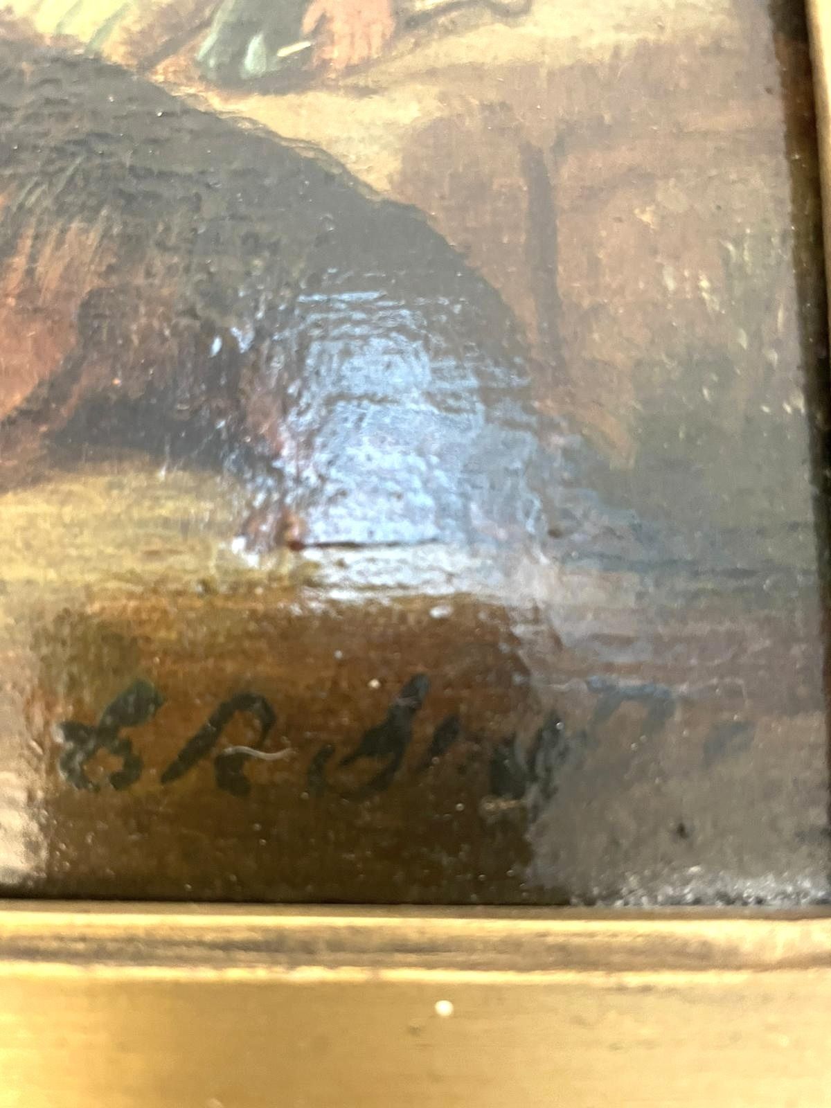 photo for sale Antique Quality Oil Painting By C R Breytle