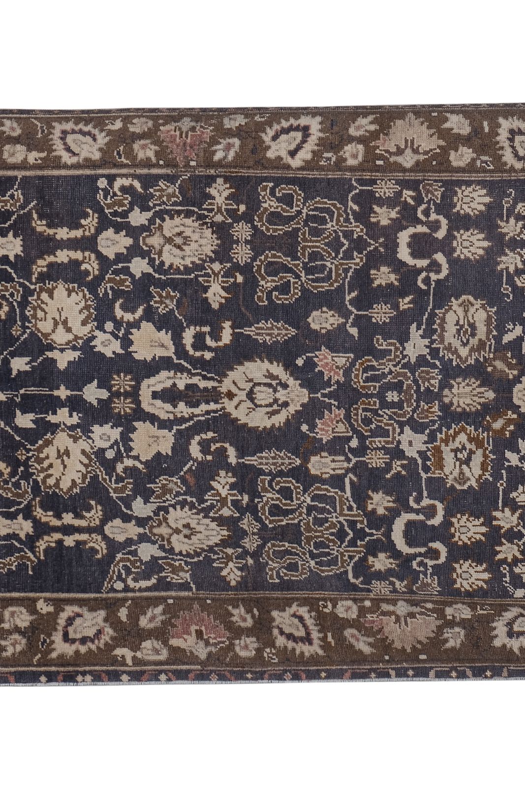 Handmade Floral Vintage Turkish Karapinar Rug 4'3'' X 7'2'' photo 700.0
