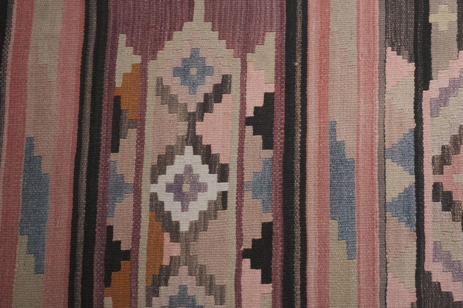 Mid Century Turkish Embroidered Kilim Runner 2'8'' X 24'8'' photo vinterior