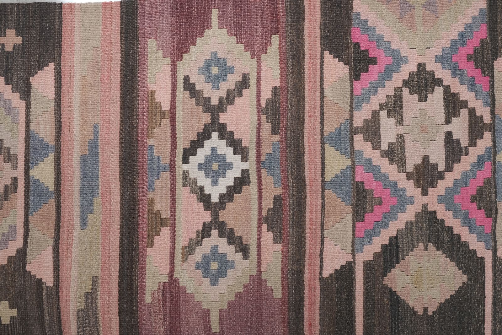 Mid Century Turkish Embroidered Kilim Runner 2'8'' X 24'8'' photo buy