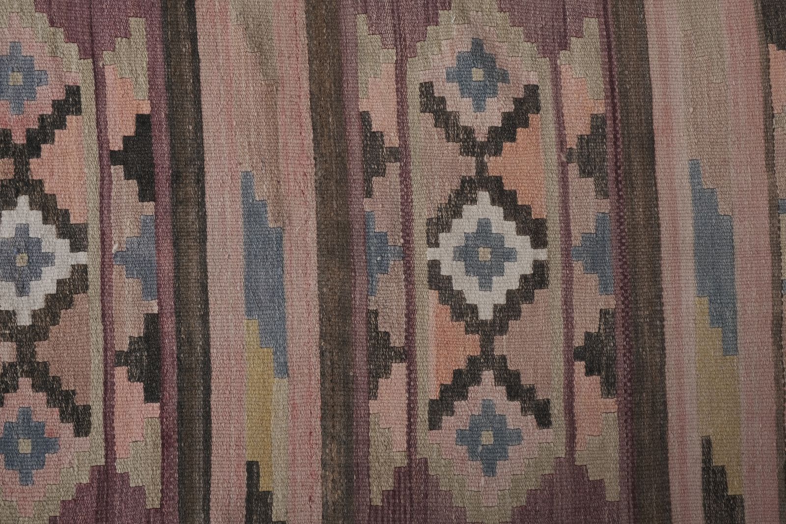 photo furniture Mid Century Turkish Embroidered Kilim Runner 2'8'' X 24'8''