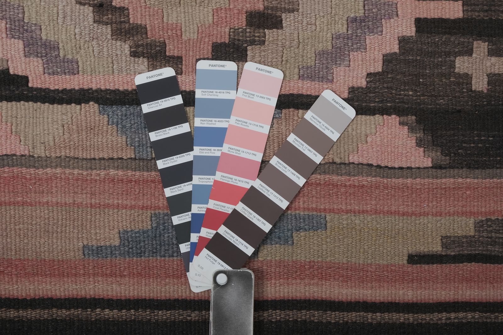 photo for sale Mid Century Turkish Embroidered Kilim Runner 2'8'' X 24'8''
