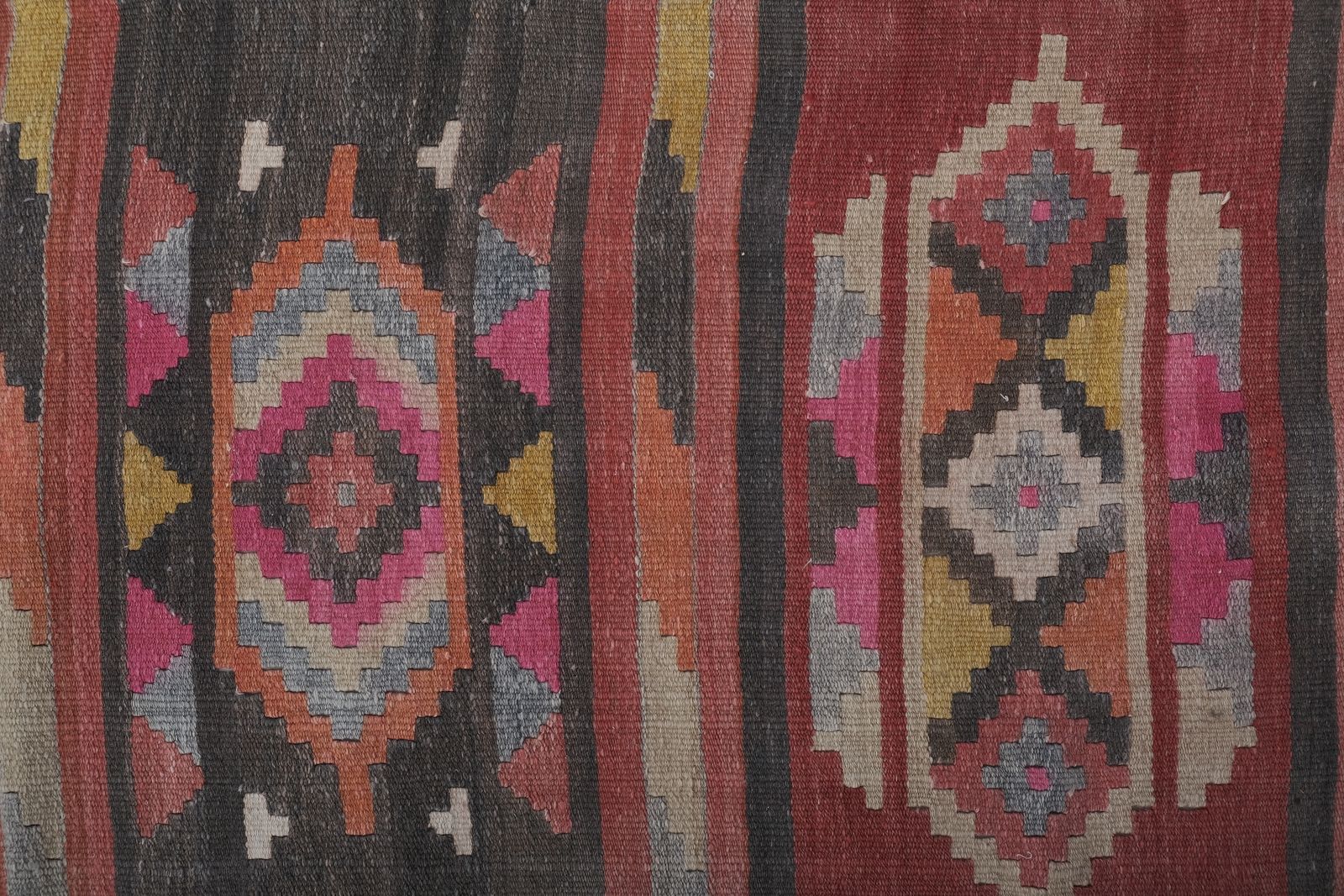1960s Turkish Stair Kilim Runner 2'4'' X 22'11'' photo vinterior