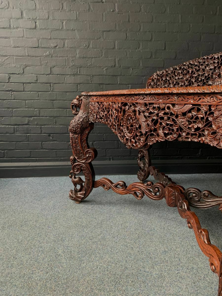 photo furniture Magnificent 19th Century Anglo Indian Rosewood Console Table