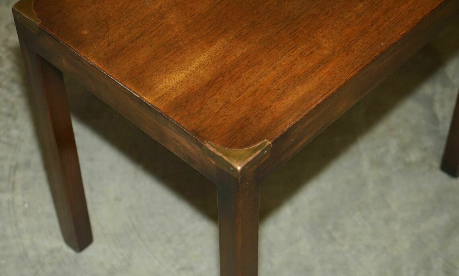 photo for sale Lovely Harrods Kennedy Coffee & Side Table Nest Of Tables Military Campaign