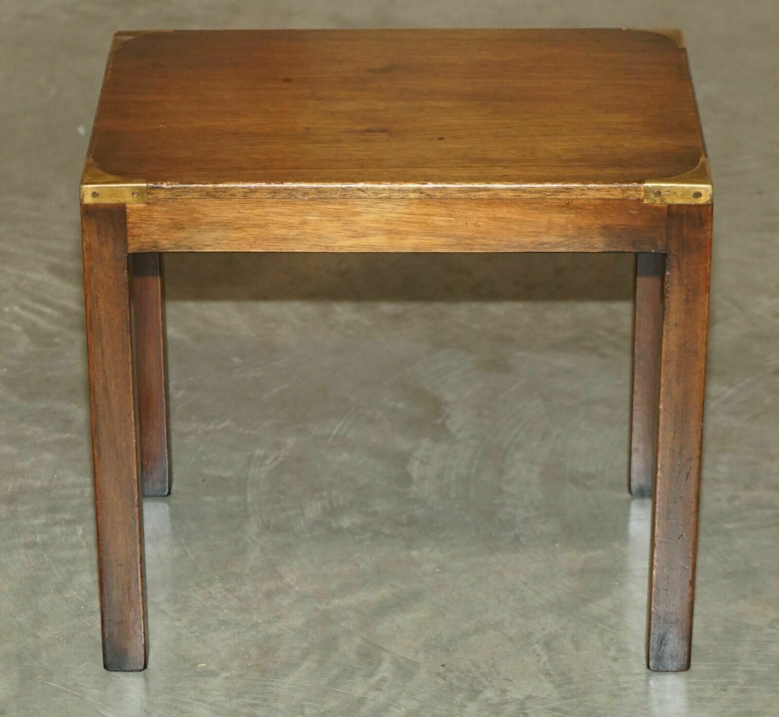 1350.0 Lovely Harrods Kennedy Coffee & Side Table Nest Of Tables Military Campaign photo