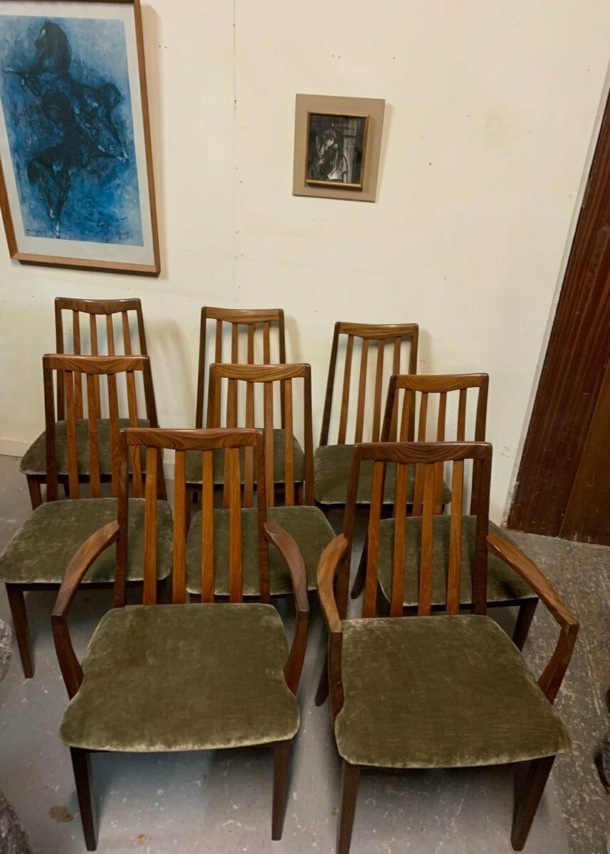 Dining Chairs By Victor Wilkins For G Plan 1970s Set Of 8