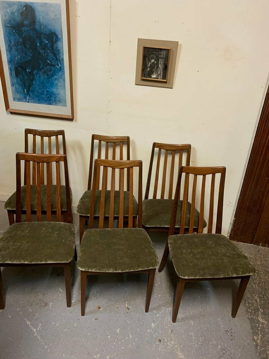 photo furniture Dining Chairs By Victor Wilkins For G Plan 1970s Set Of 8