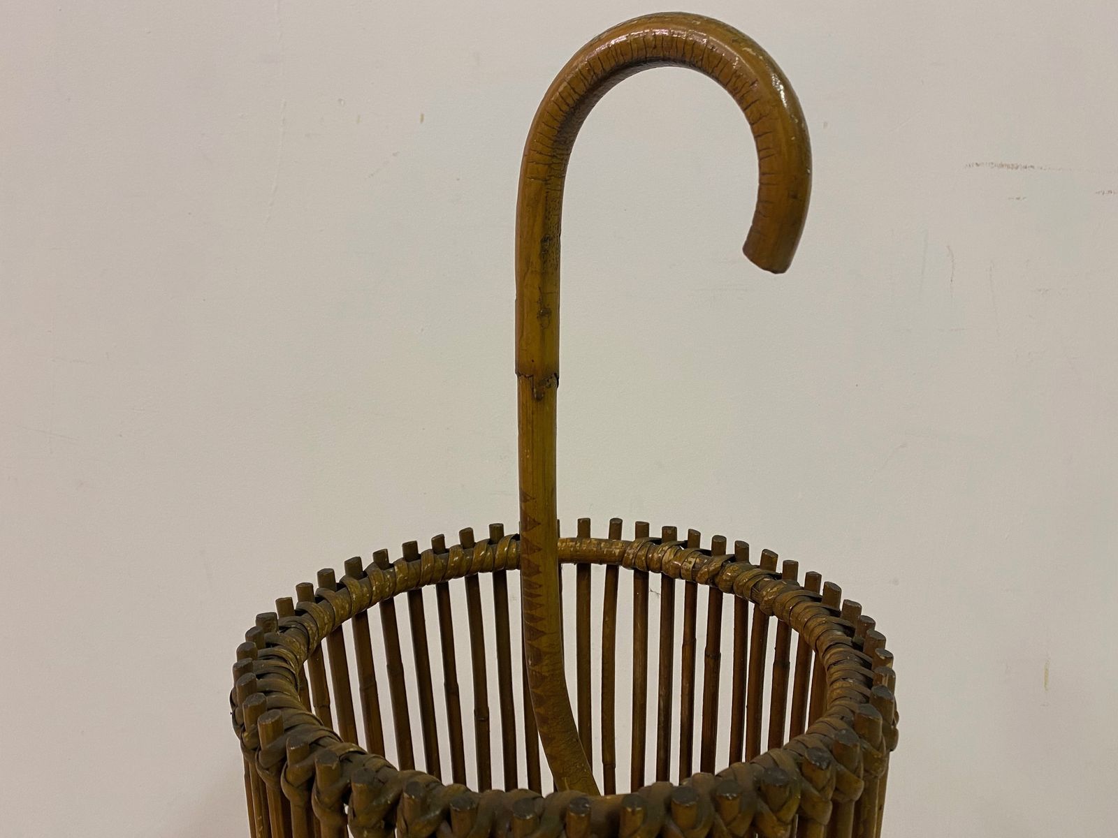 1960s Italian Bamboo Umbrella Stand photo for sale