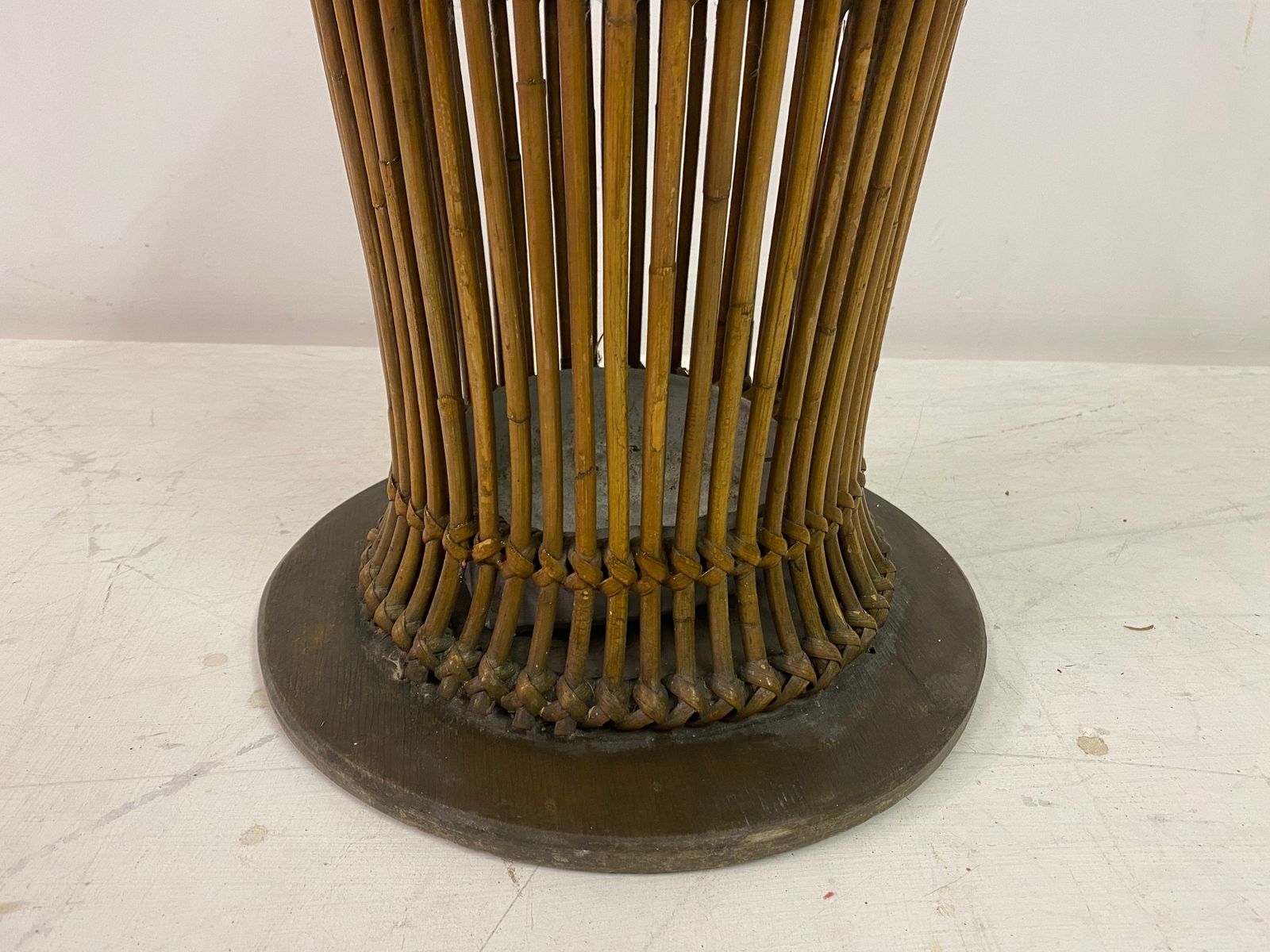 photo for sale 1960s Italian Bamboo Umbrella Stand