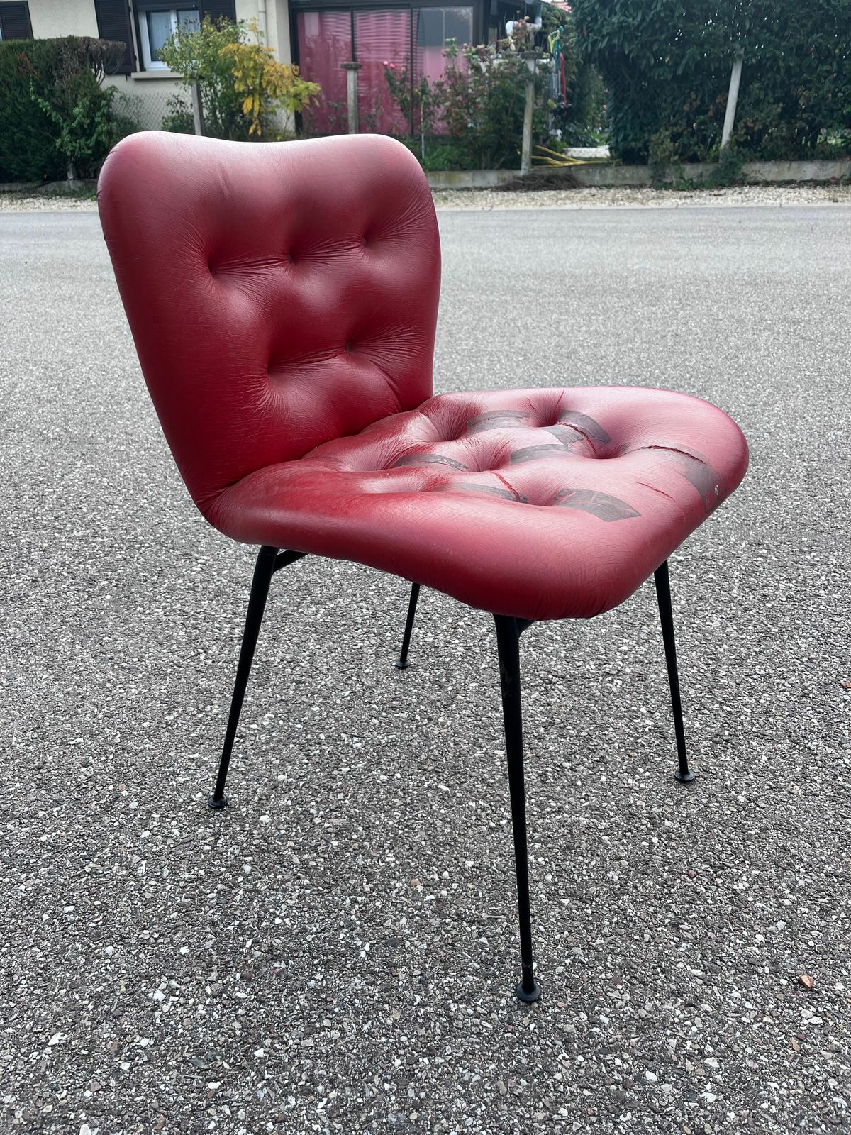 1950 Chair By Louis Sognot, 1950s photo Furniture