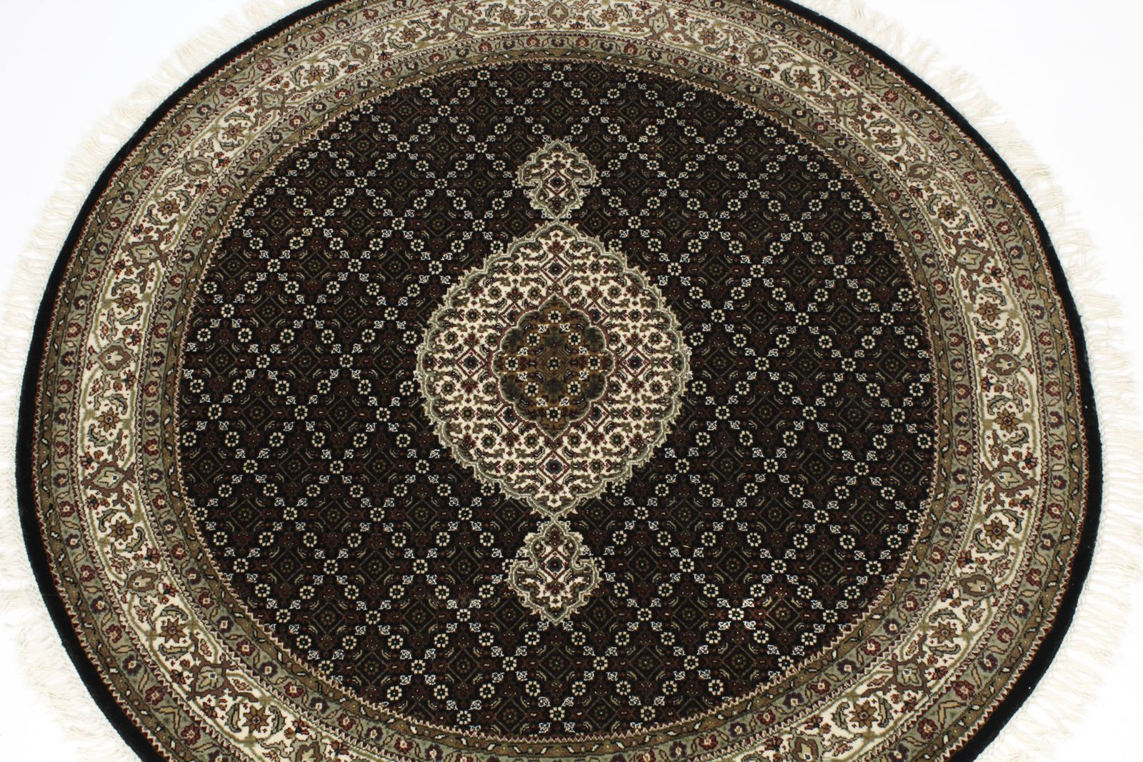 Vintage 100% Wool Indian Rug Carpet 149cm 20th Century photo furniture