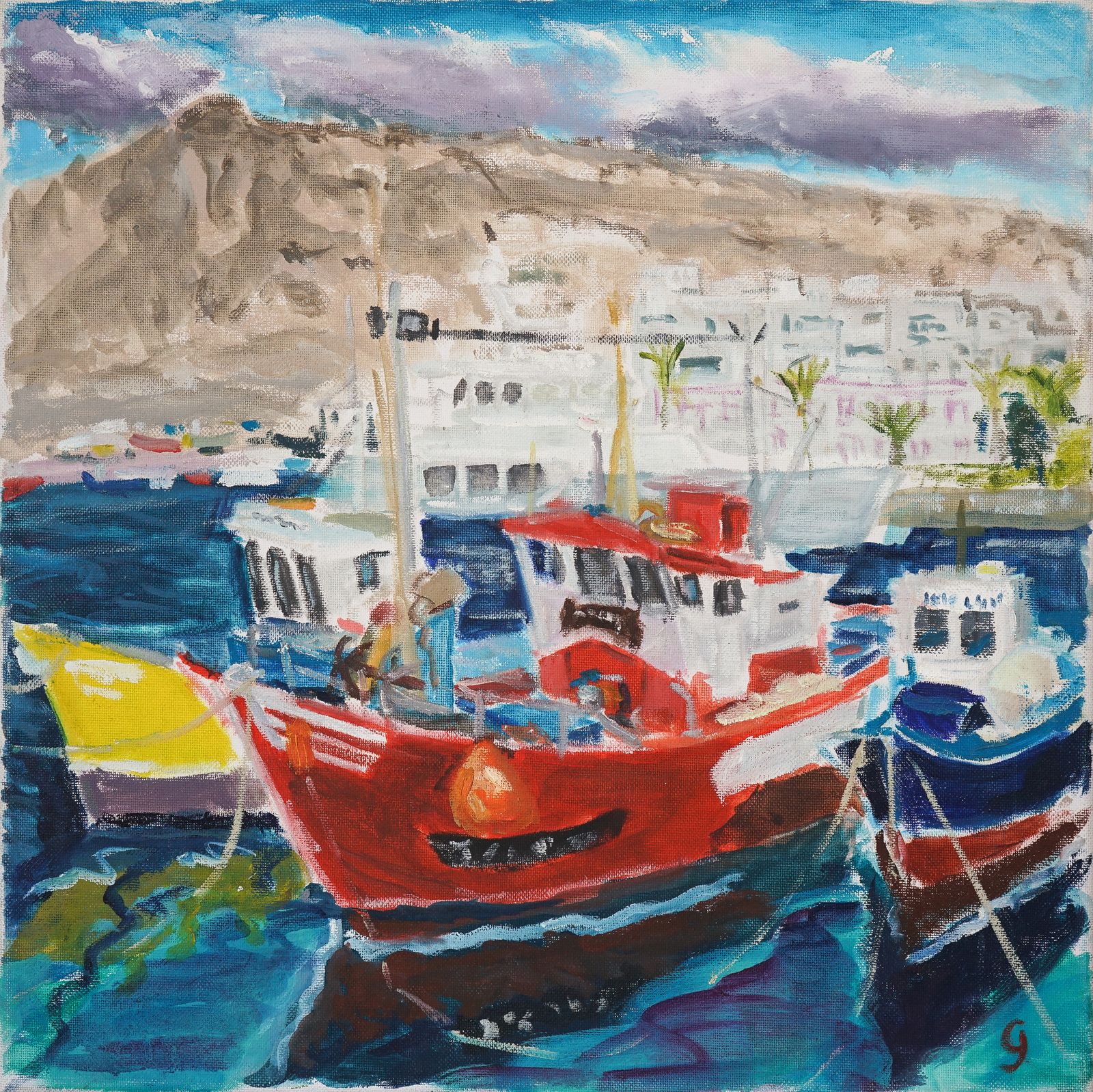 Puerto De Mogán   Gran Canaria   Fishing Boats