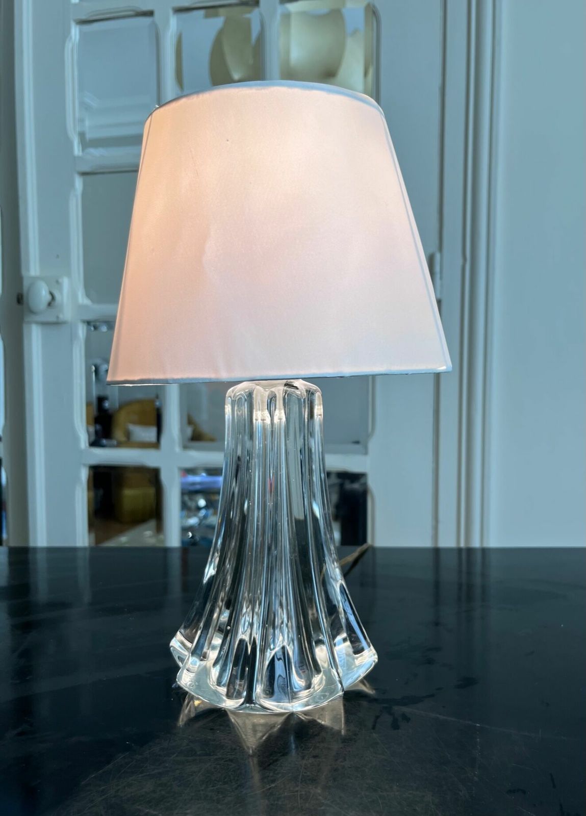 Crystal Lamp Pierre D'avesn, 1950s photo vinterior