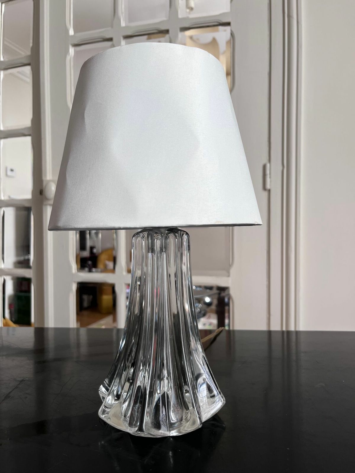 Crystal Lamp Pierre D'avesn, 1950s photo buy