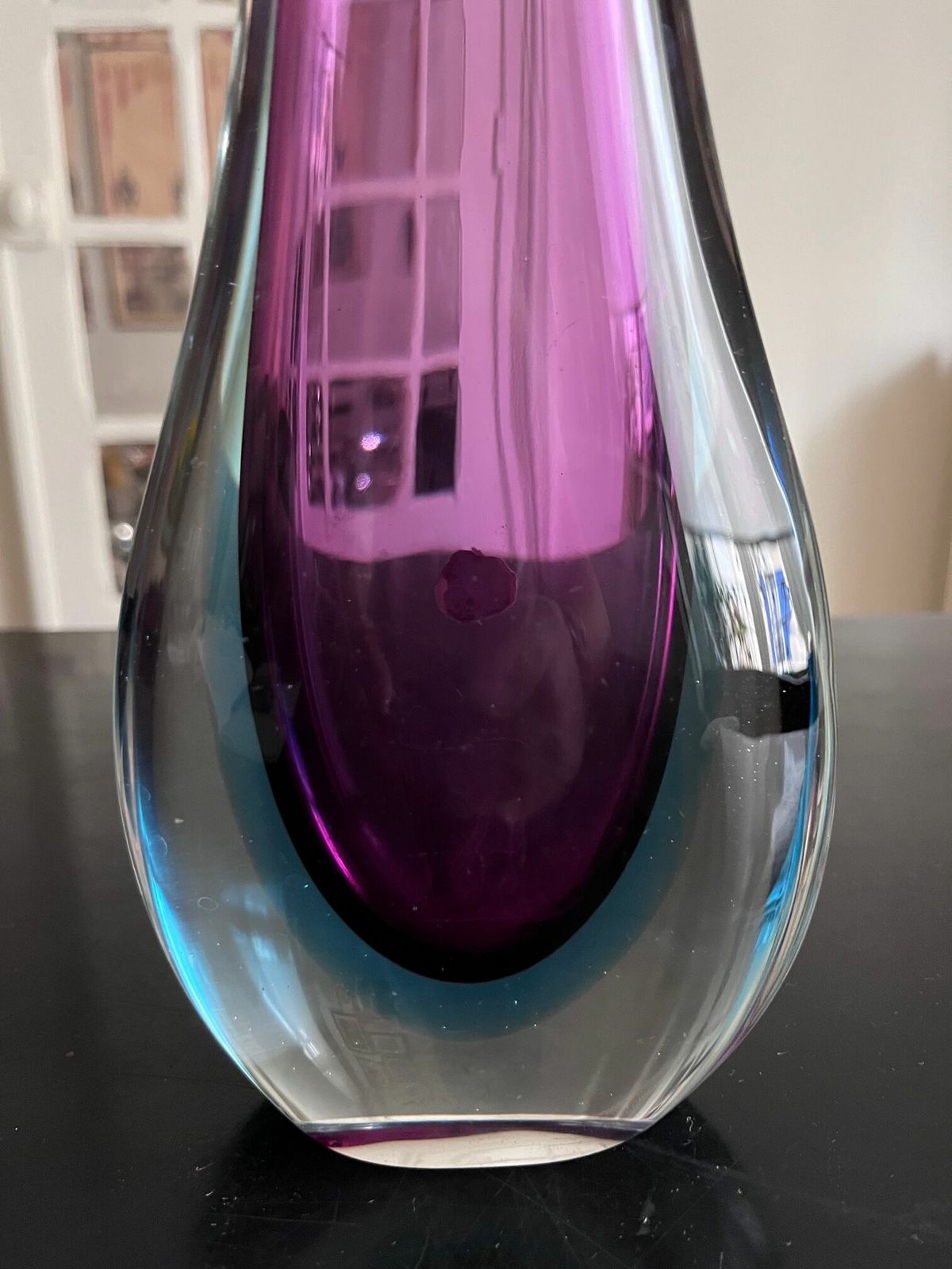 Sommerso Vase In Murano Glass, 1900s photo vinterior