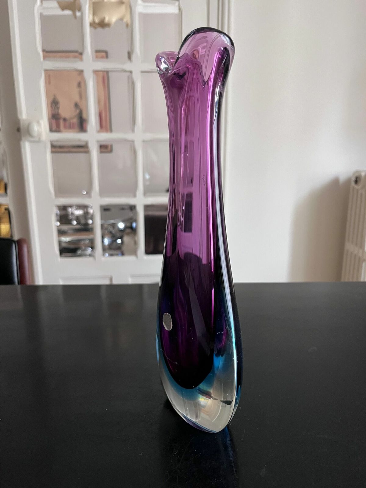 photo furniture Sommerso Vase In Murano Glass, 1900s